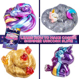 Original Stationery Cosmic Shimmer Unicorn Slime Kit – Creative Crafting Set for Making Enchanting Toys with Galaxy Glitter and Rainbow Hues Original Stationery