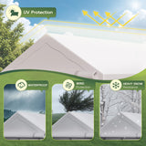 Devoko 13x26 Party Tent Heavy Duty Outdoor Wedding Tent with Removable Sidewall，Outdoor Gazebo Event Shelter Canopy, Large Tent for Wedding, Carport, Parties, Waterproof (White) Devoko