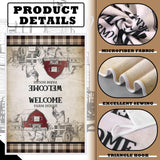 Bencailor 6 Pcs Farmhouse Kitchen Towels Chicken Rooster Kitchen Decor Farm Animal Hand Towels for Cooking Baking Housewarming Gift,15.75 x 23.62 inch(Retro Gray,Barn Farm) Bencailor