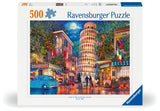 Ravensburger Streets of Pisa 500 Piece Jigsaw Puzzle for Adults - Every Piece Unique | Anti-Glare Surface | Amazon Exclusive Ravensburger