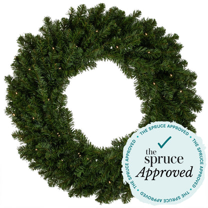 Northlight Artificial Canadian Pine Christmas Wreath - 48" - Unlit