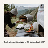 Gozney Roccbox Outdoor Pizza Oven, Grey, Portable, Gas & Wood Fired, Restaurant-Grade Gozney