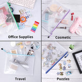 EOOUT 24pcs Mesh Zipper Pouch Bags, A4 Zipper Bags for Organizing Storage, Waterproof Zipper Pouches, Letter Size, File Bags for School, Toys, Puzzle, Board Games and Office Supplies EOOUT