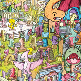 Cross & Glory - Jurassic Jive: A Night of Dino Jazz - 1000 Piece Jigsaw Puzzle for Adults & Kids 12+ & Kids | Whimsical Prehistoric Jazz Club Theme with Colorful Dinosaurs Cross & Glory