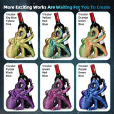 AICOPYTO Dual Color Silk PLA 3D Printer Filament 1.75mm,Dual Color 2-in-1 Gold-Black Silk Filament 1KG Spool (2.2lbs) Dimensional Accuracy Probability +/- 0.02mm Fit Most FDM 3D Printers, Black-Gold AICOPYTO