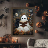 Reivworl Halloween Paint by Numbers Kit for Adults Beginners, Ghost Paint by Numbers, Adult Paint by Number Kits for Gifts and Home Wall Decor 16x20 Inch Reivworl