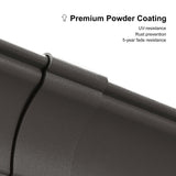 PURPLE LEAF 12' X 14' Patio Hardtop Gazebo Aluminum Outdoor Gazebo with Double Galvanized Steel Roof for Deck Backyard All Weather Outdoor Pavilion Curtain and Netting Included, Light Grey PURPLE LEAF