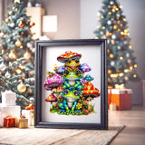 Wooden Puzzles for Adults - Unique Shaped Wooden Puzzles for Adults and Kids - Frog Family Wooden Jigsaw Puzzles - Christmas Birthday Gift for Adults Kids - Puzzle Toys - 190pcs DOCRAGI