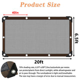 Shade Cloth - for Plants Greenhouse, 70% Sunblock Shade Sails -for Outdoor Garden Pergola Patio Lawn Sun Shade Cloths for Kennel Chicken Coop Easier to Hang Plant Shade Net Cover QLOFEI