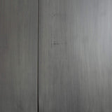 Walker Edison Andre Modern Solid Wood Dining Table, 52 Inch, Grey Walker Edison