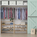 Z&L HOUSE 3-Tier Shoe Rack for Closet, Stackable Shoes Rack Organizer Free Standing Shoe Shelf for Entryway and Closet Hallway, Multifunctional Bamboo Rack in Different Combinations (3-Tier) Z&L HOUSE