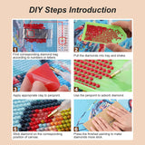 AMORARS Diamond Painting Kit for Adults, 5D Horse Diamond Art for Beginners - DIY Full Diamond Dot Gem Art Painting, Suitable Gifts and Home Wall Decoration Crafts, 12X12Inch AMORARS