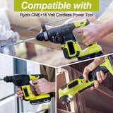 Ahomtikk 2Packs P103 18V Lithium Battery Replacement for Ryobi Battery 18V ONE+ Battery 4.0Ah P102 P108 P105 P107 P109 P104 Compatible with Ryobi 18V Battery Ahomtikk