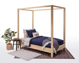 American Furniture Classics Twin Size Canopy Bed with Raised Platform American Furniture Classics