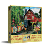 SUNSOUT INC - Amish Quilt Sale - 1000 pc Jigsaw Puzzle by Artist: Tom Wood - Finished Size 20" x 27" - MPN# 28822 SunsOut