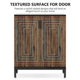 LITTLE TREE Shoe Cabinet with Doors, 20 Pairs Entryway Shoe Storage Cabinet Modern Storage Organizer for Closet, Living Room, Bedroom (Brown/Black) LITTLE TREE