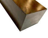 8" Deep Rustic Wood Beam Floating Shelf Fireplace Mantel 36 42 48 54 60 66 72 84 (84, Weathered Walnut) WoodArtSupply