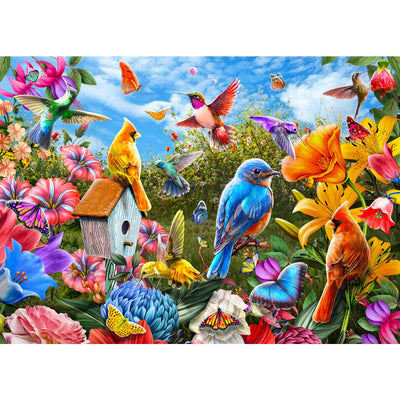 Jigsaw Puzzles for Adults 1000 Piece Puzzle for Adults 1000 Pieces Puzzle 1000 Pieces-Birds & Flowers(27.6"x 19.7")