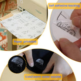 New brothread 6PCS 8.5"x11" Sticky Water Soluble Embroidery Stabilizer Printable Paper Stabilizer - Medium Weight - Allowed for Print or Draw Patterns Best for Hand & Machine Embroidery New brothread