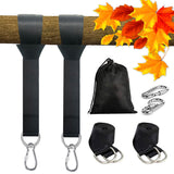 Tree Swing Hanging Straps Kit 4Ft, Robust, Reliable, and Flexible - Supports up to 2000 lbs - Effortless Setup with Sturdy Carabiners - Ideal for Hammocks, Swings, and Beyond LIVEKOOQ