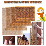 Bamboo Blinds for Outdoor Patio Bamboo Roll Up Shades Bamboo Shades for Patio, Outdoor Blinds for Porch Bamboo Roll Up Blinds Patio Shades Roll Up Outdoor 26×67in（W×H） Brown OCAZI