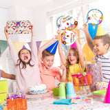 Vercraft 50 Pcs Sublimation Blank Fans Bulk DIY Double-Sided Fan Church Wedding Fans Gift Handheld Hand Parlor Fans Christian Cardboard Fans for DIY Craft Wedding Church Gift Supplies(Round) Vercraft