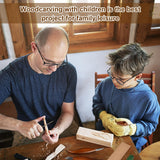 Olerqzer Wood Carving Knife With Leather Strop and Polishing Compound,Wood Whittling Knife,Wood Carving Tools for Beginners,Adults and Kids Whittling Tools (Sloyd Carving Knife) Olerqzer