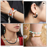 LEOBRO Clay Beads Bracelet Making Kit, 3524pcs White & Black & Gold Beads for Bracelets, Adults Jewelry Making LEOBRO