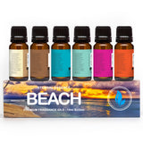 Eternal Essence Oils Beach Set of 6 Premium Fragrance Oils - Includes White Sand, Ocean Breeze, Honolulu Sun, Mermaid, Caribbean Escape, and Sun & Sand Scented Oils - 10ML Eternal Essence Oils
