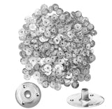 VViViD Candle Wick Base 260 pcs, DIY Candle Making Metal Sustainer Tabs, in A Wax Melting Bag VViViD