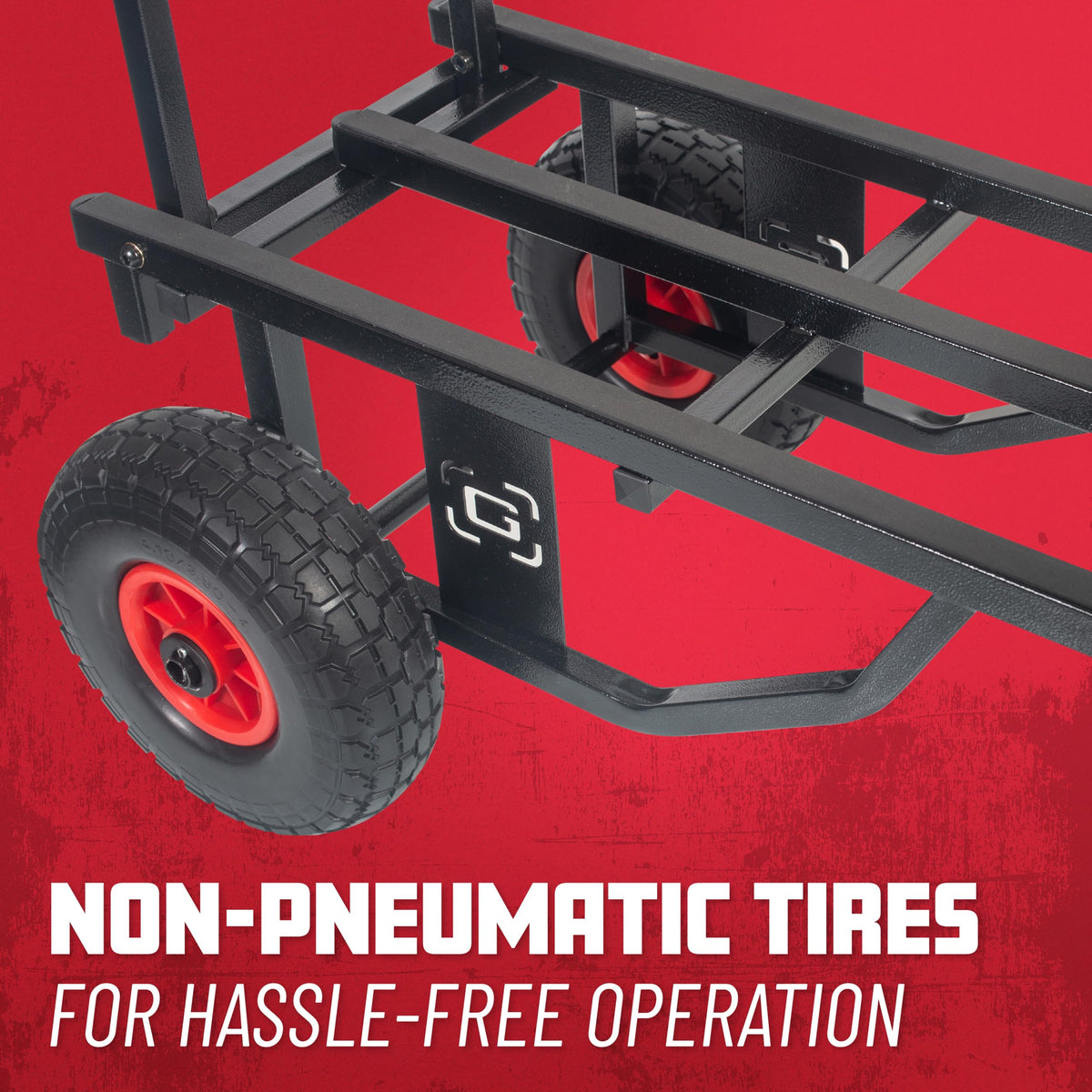 Gator Frameworks All-Terrain Folding Multi-Utility Cart with 30-52” Extension & 500 lbs. Load Capacity (GFW-UTL-CART52AT) Gator Frameworks