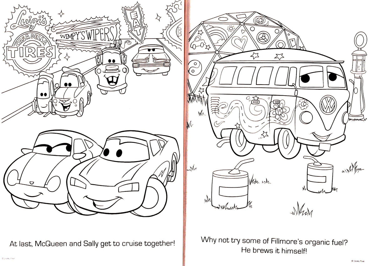 Dfa Pix Cars Gigantic Coloring and Activity Book (Value) PIXAR
