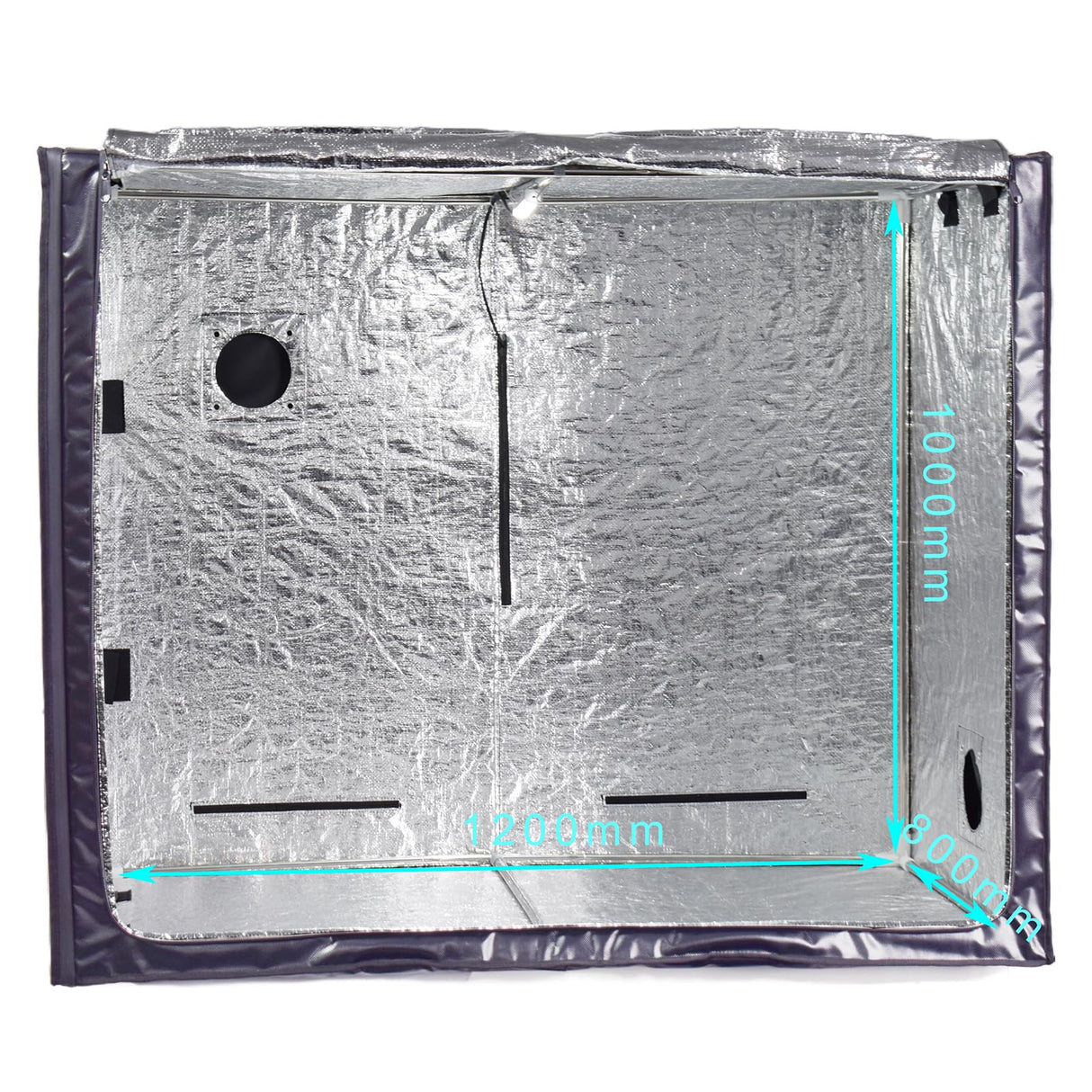 FUNGDO Large 3D Printer Enclosure 800x1200x1000mm with LED Light for Big 3D Printers or as Work Station for 2-4 pcs Small Printer with Port for Ventilation kit FUNGDO