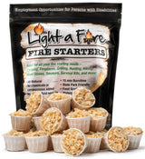 Superior Trading Fire Starter Pods in Resealable Packs - Fire Starters for Campfires, BBQ, Grill, Pit, Wood Stove & Charcoal Starter, 15-20-Min Burn, 30 Extra Large Pods, USA Made, Brown, 3.2 Lbs Superior Trading Co.