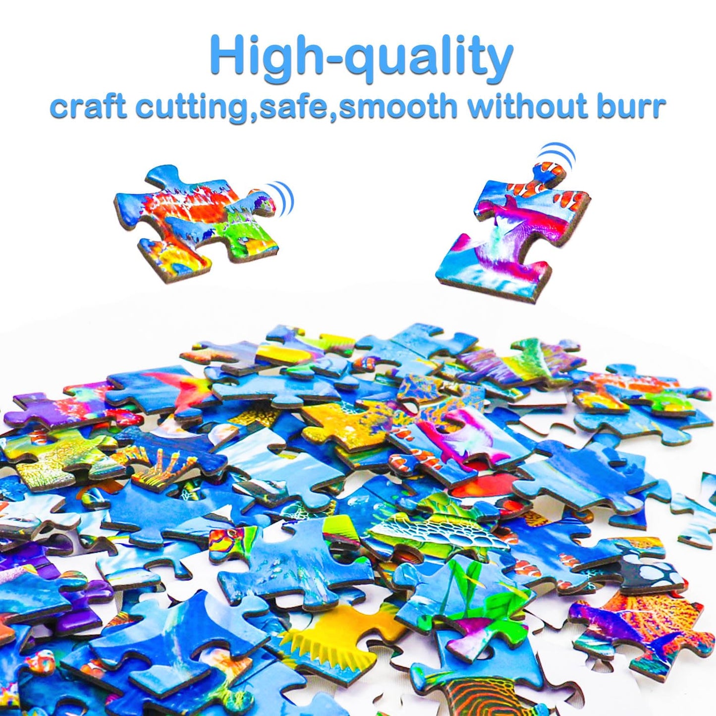 Puzzles for Kids Ages 6-8 8-10 Year Old - Ocean Underwater World, 200 Pieces Jigsaw Puzzles for Kids, Learning Educational Toys for Boys and Girls