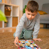 QUOKKA Puzzles for Kids Ages 4-6 - Set of 4x60 Jigsaw Puzzles for Toddlers 3-5 - Space, Dino, Firefighters Toys for Children 6-8 yo - Gift Educational Game for Boys & Girls QUOKKA