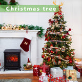 Afirst Christmas Candy Cane Rope Lights - 18FT LED Fairy Lights IP65 Waterproof Connectable Tube Lights for Outdoor Patio Garden Christmas Tree Holiday Decorations Afirst