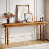 Tribesigns 70.9-Inch Extra Long Console Table for Entryway, Narrow Sofa Table Behind Couch with Solid Wood Legs, Entry Accent Table for Living Room, Foyer, Hallway, Entrance Tribesigns