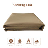 SCOCANOPY 8x5FT Replacement Canopy Grill BBQ Gazebo Roof Top, for Gazebo Model L-GG001PST-F,(Khaki) SCOCANOPY