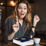 Spakon 24 Pcs Sublimation Notebook and Pen Set 24 Pcs A6 Line Spiral Notebooks Blank with 24 Pcs Sublimation Pens Bulk for DIY Classroom Office Writing Supplies Gifts Spakon