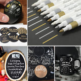 Acrylic Paint Pens Markers,9 Pack Acrylic Markers, 2-3mm Medium Tip, White Gold Silver Paint Pen for Art Projects, Drawing, Rock Painting,Wood, Plastic, Metal, Canvas DIY Crafts nauets