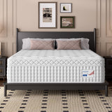 BedStory King Mattress 14 Inch, Medium Mattress with Extra Lumbar and Back Support, Signature Collection Hybrid Mattresses Pressure Pain Relief, 365 Nights Trial, Forever Warranty, Fiberglass Free BedStory