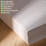 120 Sheets Watercolor Paper Bulk, 140 lb/300 GSM Cold Press Paper White Water Color Paper Cotton Paper for Kids Child Students Adults Artists Drawing Wedding Gift Cards(5 x 7 Inch) Prudiut