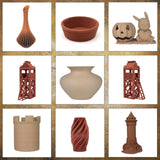 ATARAXIA ART Natural Wood PLA Filament 1.75mm, 1Kg/2.2lb Winded Spool, Wood 3D Printer Filament with Real Wood Fibers,with Filament Storage Bag,Dimensional Accuracy +/-0.03mm,Fit Most FDM 3D Printers ATARAXIA ART