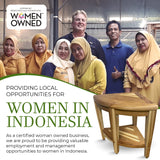 EcoDecors, Snazzy Corner, Teak Corner Shower Stool, Teak Corner Shower Bench, Teak Shower Stool for Inside Shower, Teak Bench Shower, Teak Corner Shelf, Teak Shower Table EcoDecors