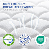 Gsleepee King Mattress, 10 Inch King Size Mattress in a Box, Gel Memory Foam Hybrid Mattress for Motion Isolation, Soft and Comfortable Mattress, Pressure Relief, Medium Firm Support Gsleepee