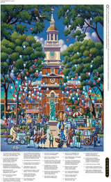 Buffalo Games - Eric Dowdle - Independence Hall - 500 Piece Jigsaw Puzzle for Adults -Challenging Puzzle Perfect for Game Nights - Finished Size is 21.25 x 15.00 Buffalo Games