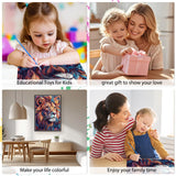 EOBROMD Paint by Numbers Kits for Adults Animal, Lion DIY Kits Crafts for Beginner, Painting Kits Adults, Oil Paint by Numbers for Home Decor Gift 16x20inch(Without Frame) EOBROMD