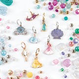 Make It Real: Disney Princess: Castle Style DIY Bracelet Kit - 332 pcs Jewelry Set, Create 12 Bracelets, 8 Exclusive Charms, Girls & Kids Ages 6+ Make It Real
