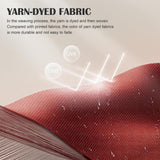 Sundale Outdoor 40LED 15ft Large Patio Umbrellas with Base Included and Umbrella Cover, Outdoor Double-Sided Umbrella with Solar Lights Red Sundale Outdoor